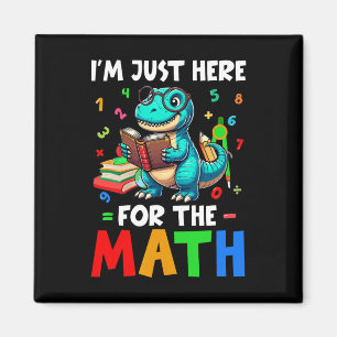 Hier für die Mathe Süße T-Rex Zählende Zahl Mathe  Magnet