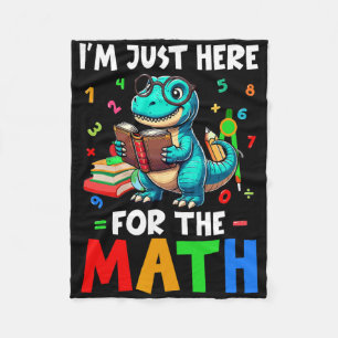 Hier für die Mathe Süße T-Rex Zählzahl Mathe  Fleecedecke