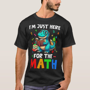 Hier für die Mathe Süße T-Rex Zählzahl Mathe  T-Shirt