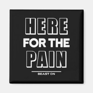Hier für die Pain Gym Quote Fitness Motivation Gym Magnet