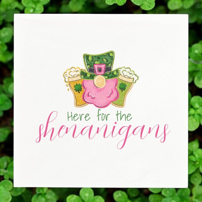 Hier für die Shenanigans St Patricks Pink Serviette (Von Creator hochgeladen)