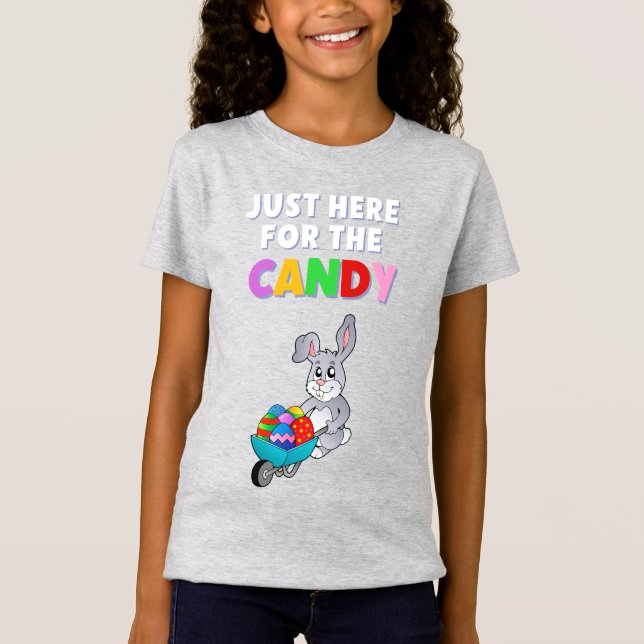 Hier für die Süßwareneier zu Ostern sonniges Kanin T-Shirt (Vorderseite)
