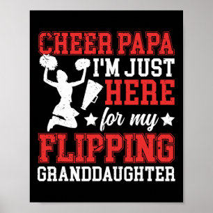 Hier für meine Enkelin Cheer Papa einer Cheerlea Poster