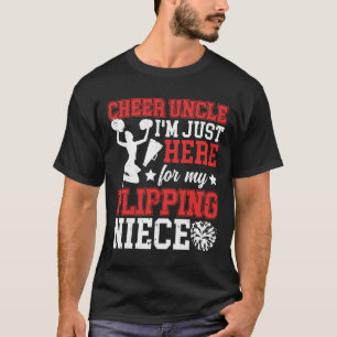 Hier für meine Nichte Cheer Onkel einer Cheerleade T-Shirt