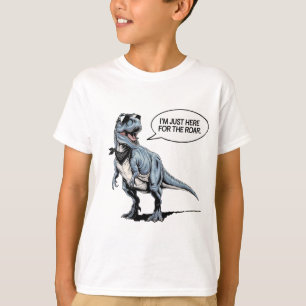 Hier für Roar - Retro Dinosaurier T-Shirt