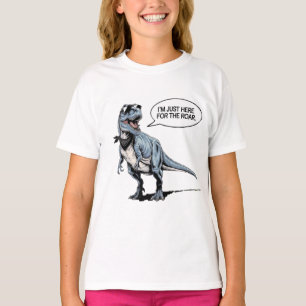 Hier für Roar - Retro Dinosaurier T-Shirt