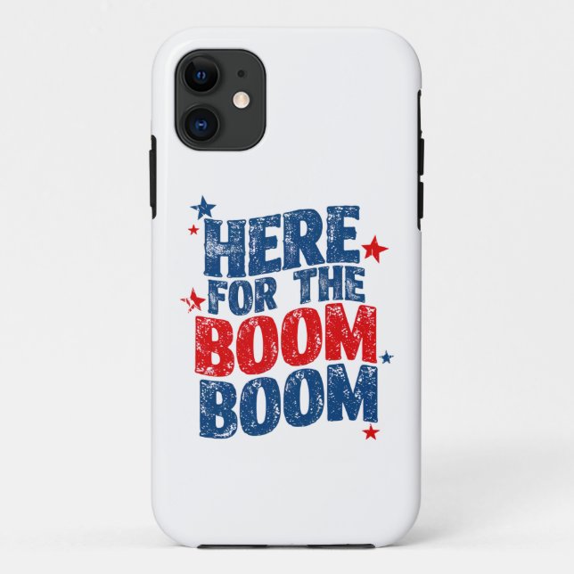 Hier für The Boom 4. Juli Patriotic Case-Mate iPhone Hülle (Rückseite)