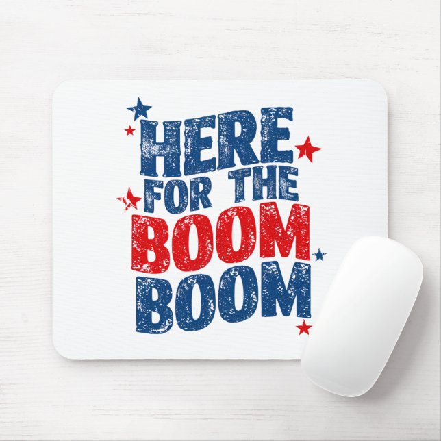 Hier für The Boom 4. Juli Patriotic Mousepad (Mit Mouse)