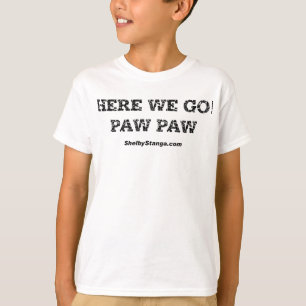 Hier gehen wir Jugend-T - Shirt