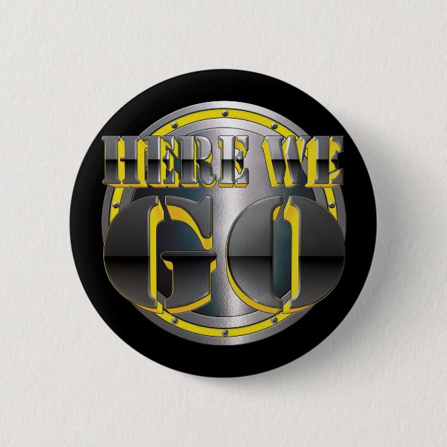 Hier gehen wir wieder! button (Vorderseite)