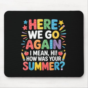 Hier geht es wieder los, ich meine, hallo! Wie war Mousepad