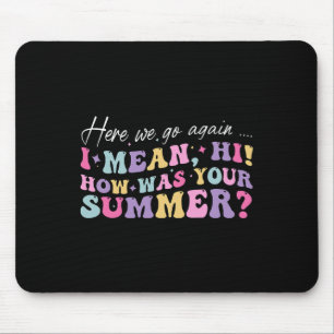 Hier geht es wieder los, ich meine, hi, wie war de mousepad