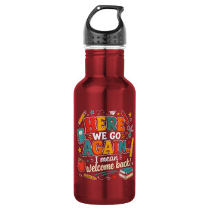 Hier geht's wieder los, ich meine, willkommen zurü edelstahlflasche