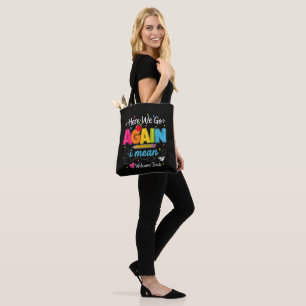 Hier geht's wieder los, ich meine, willkommen zurü tasche