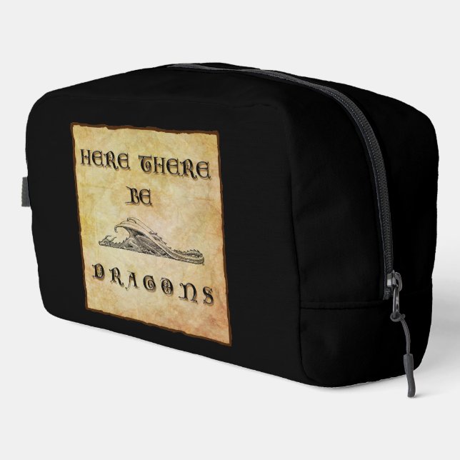 Hier gibt es Drachen Pocket Waschbeutel (Rechte Ecke)