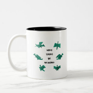 Hier gibt es Drachen Zweifarbige Tasse