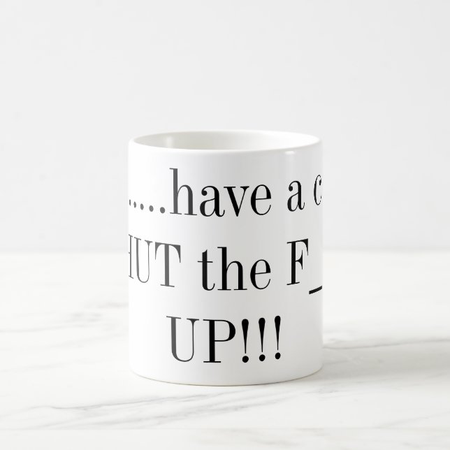 Hier ..... haben Sie eine Schale von SHUT das F_ Kaffeetasse (Mittel)