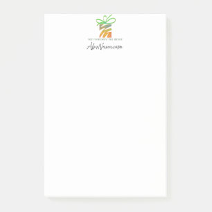 Hier Ihre Logo-Tablette Post-it Klebezettel