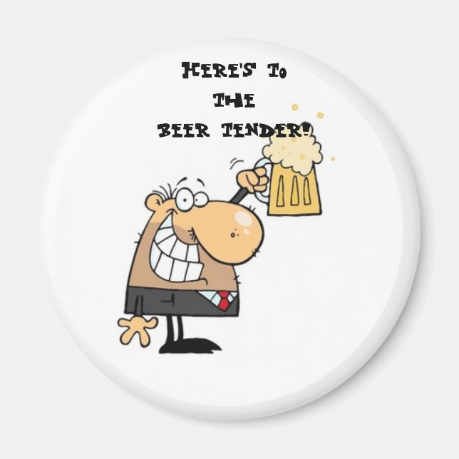 "Hier ist das Bier!" Magnet (Vorne)