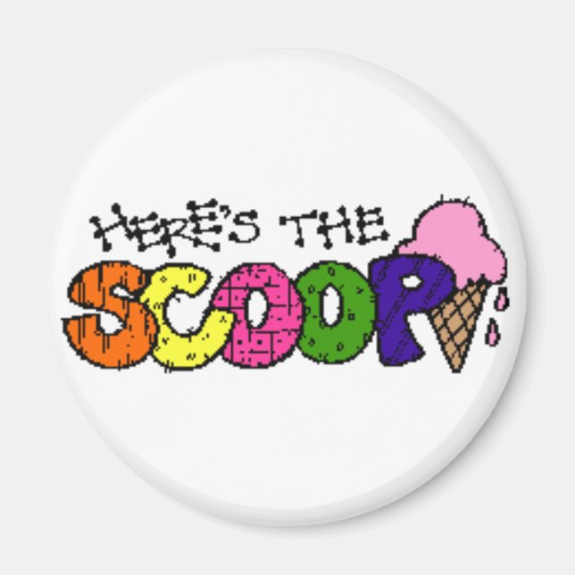 Hier ist das Scoop Magnet (Vorne)