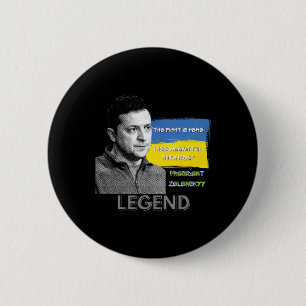 Hier ist der ukrainische Präsident Zelensky im Kam Button