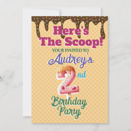 Hier ist die Einladung zu Scoop Waffle Cone