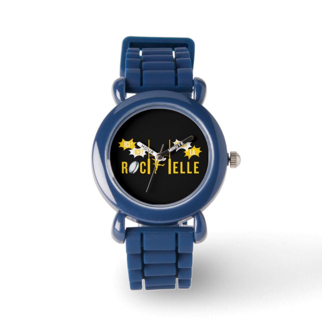 Hier ist die Rochelle Armbanduhr (Vorderseite)