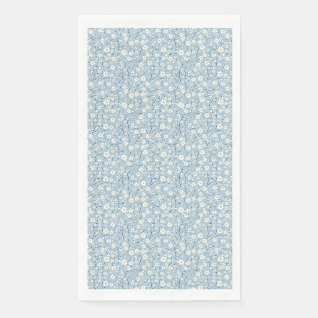 Hier ist die Sache mit Wildblumen Serviette (Vorderseite)