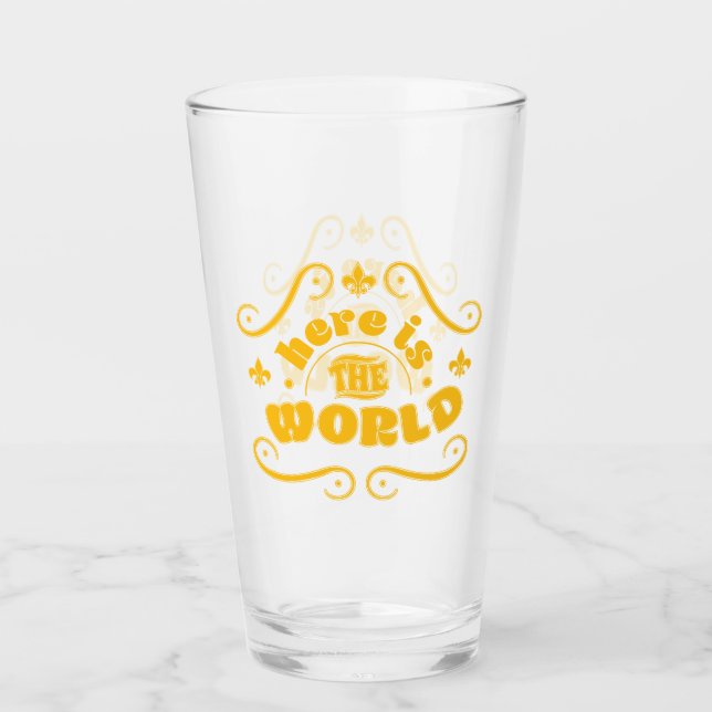Hier ist die Welt Glas (Vorderseite)