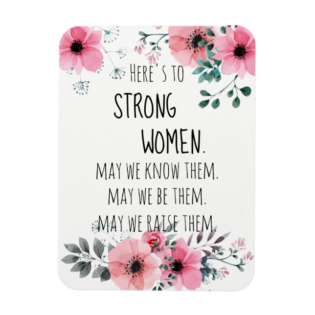 Hier ist ein starkes Angebot für Frauen, Wasserfar Magnet (Vertikal)
