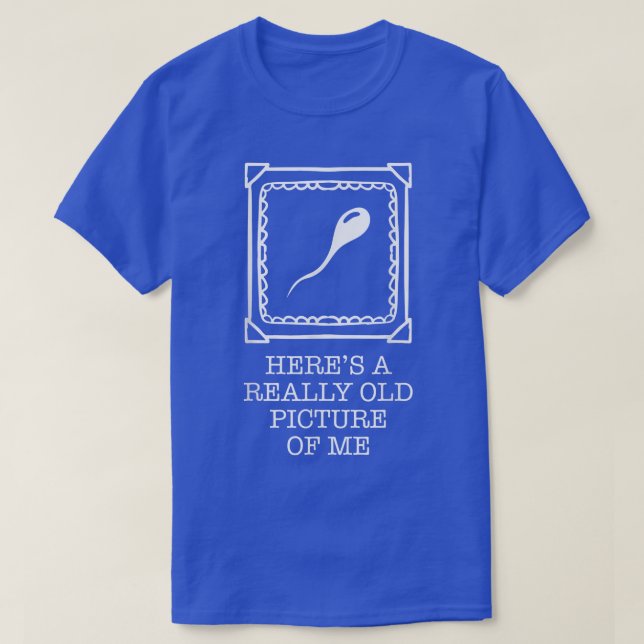 Hier ist ein wirklich altes Bild von mir, einer so T-Shirt (Design vorne)