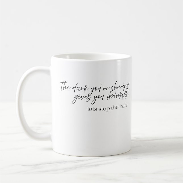 "Hier ist kein Tyrann" Kaffeetasse (Links)