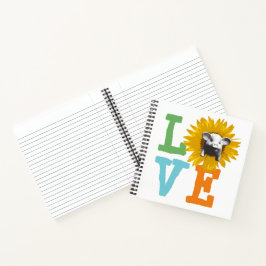 Hier ist meine LIEBE von Sunflower Piggy Notizbuch