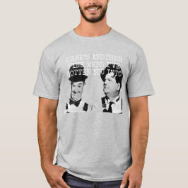 Hier ist noch ein schönes Schlamassel, in das ich  T-Shirt