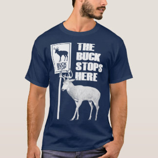 Hier ist Schluss mit lustigen Zitaten T-Shirt