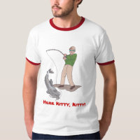 Hier Kitty Catfishing T - Shirt