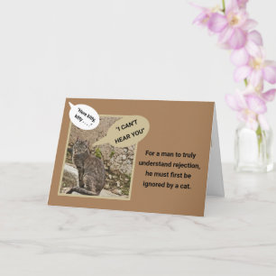 "HIER KITTY, KITTY"/NIEDLICHER CAT-IGNORING-BESITZ KARTE