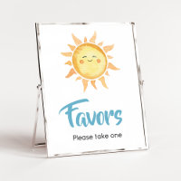Hier kommen die Son Niedlich Sun Baby Duwer Favors