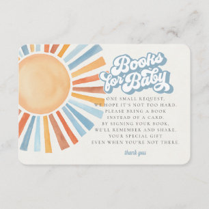 Hier kommen die Son Sunshine Books for Baby Card Begleitkarte