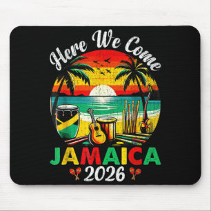 Hier kommen Jamaika 2026 Mädchen-Trip Familie Somm Mousepad