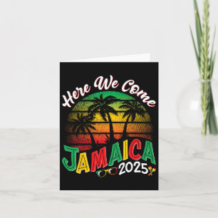 Hier kommen wir Jamaica 2025 Girls Trip Family Som Karte