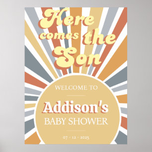 Hier kommt das Begrüßungsschild für die Son Baby D Poster