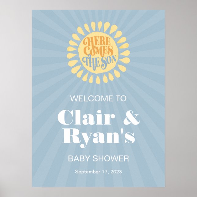 Hier kommt das Begrüßungszeichen der Son Baby Dusc Poster (Vorne)