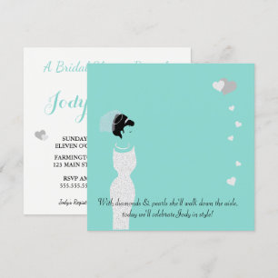Hier kommt das Bridal Celebration Tiara Party Einladung