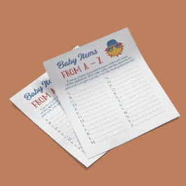 Hier kommt das Son Baby Boy Shower Game