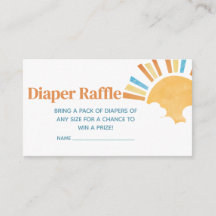 Hier kommt das Son Baby Duwer Diaper Raffle