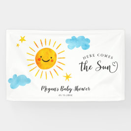 Hier kommt das Sun Baby Duschbanner Banner