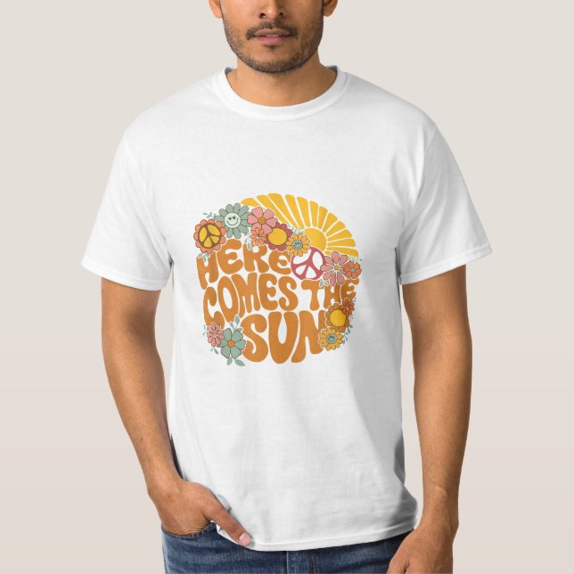 Hier kommt das Sun Men Women Kleinkind Kids Baby T-Shirt (Vorderseite)