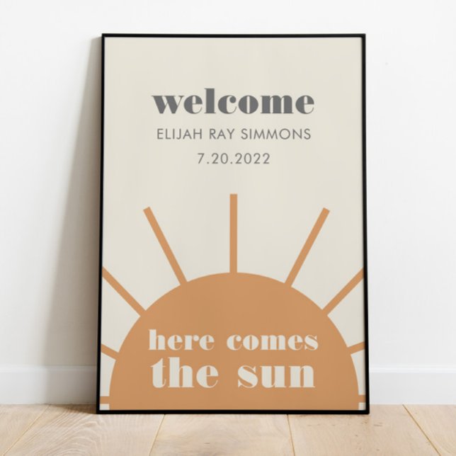 Hier kommt das Sun Vintag Welcome Poster (Von Creator hochgeladen)