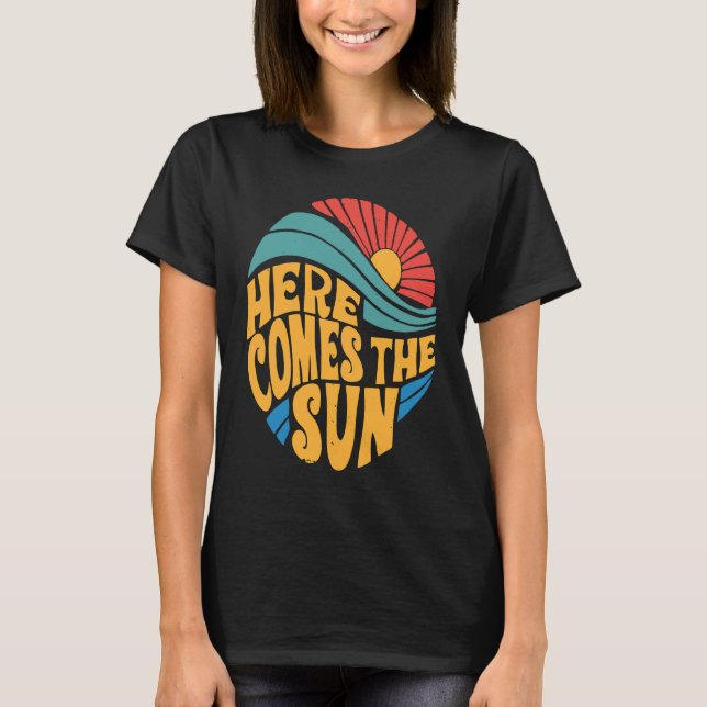Hier kommt der Niedliche Sonnenschein T-Shirt (Vorderseite)